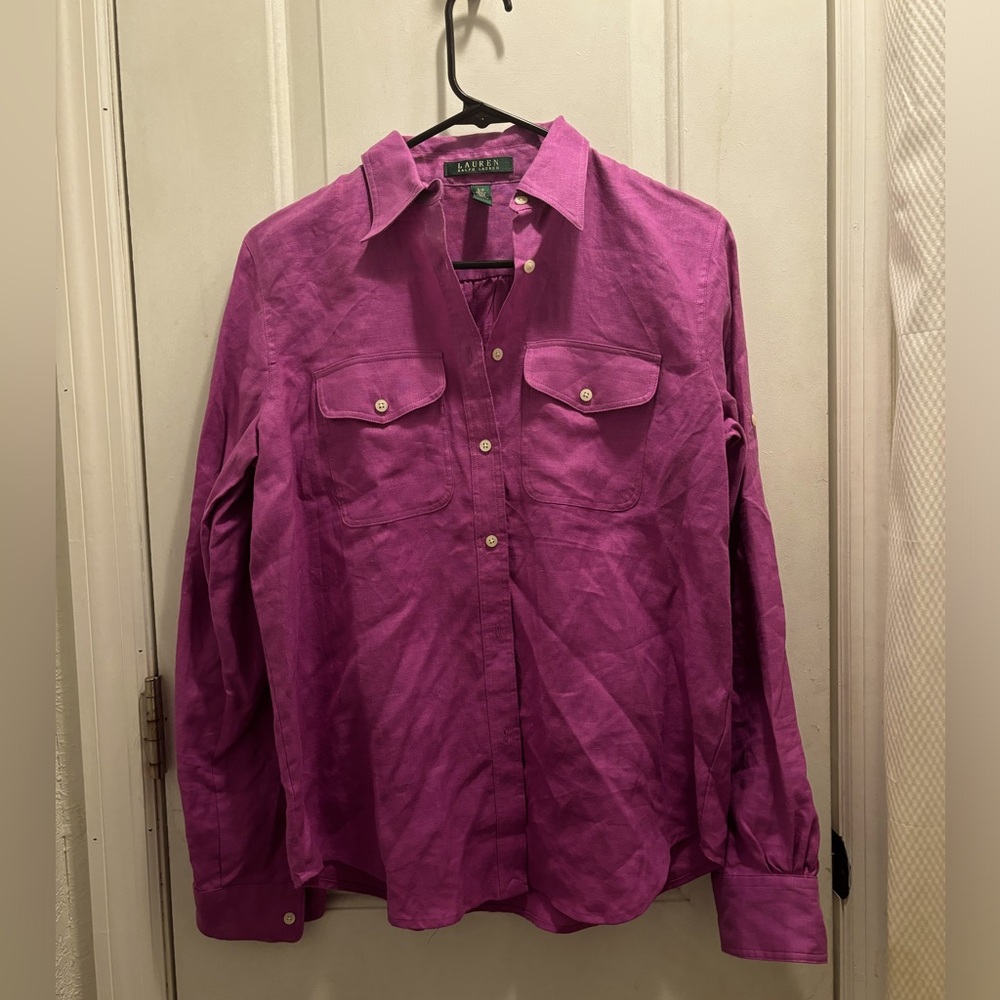 Ralph Lauren Linen Polo Shirt